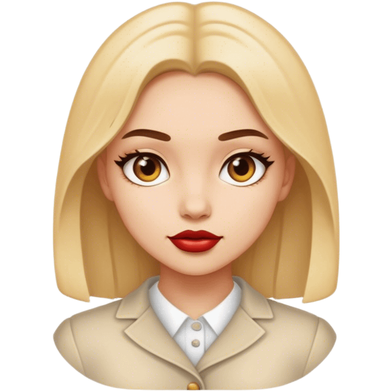 Chic girl emoji