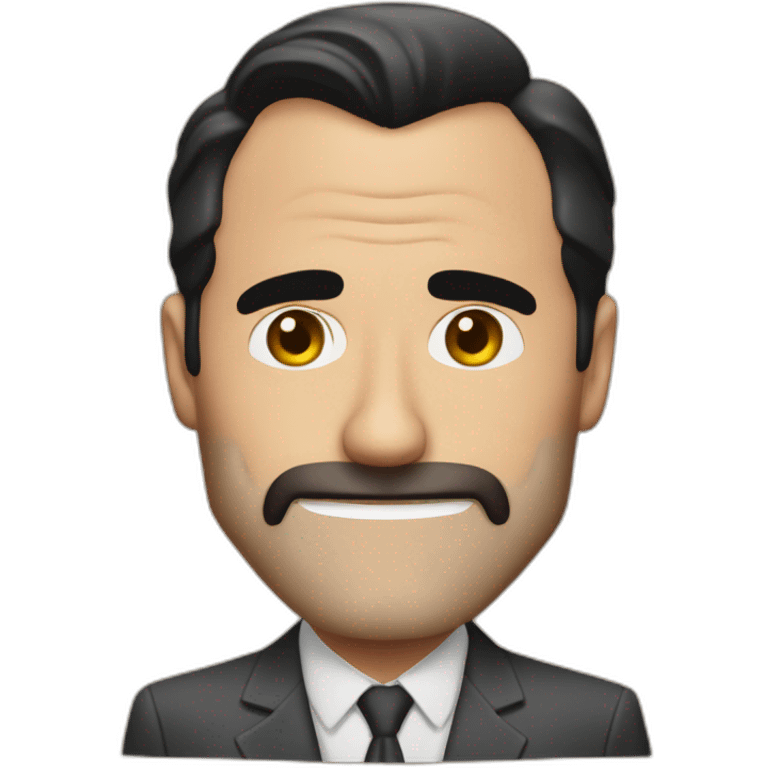 Jean Dujardin take a coffee emoji