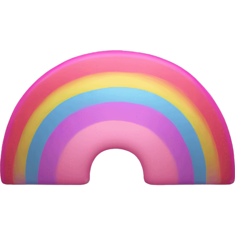 Pink rainbow  emoji