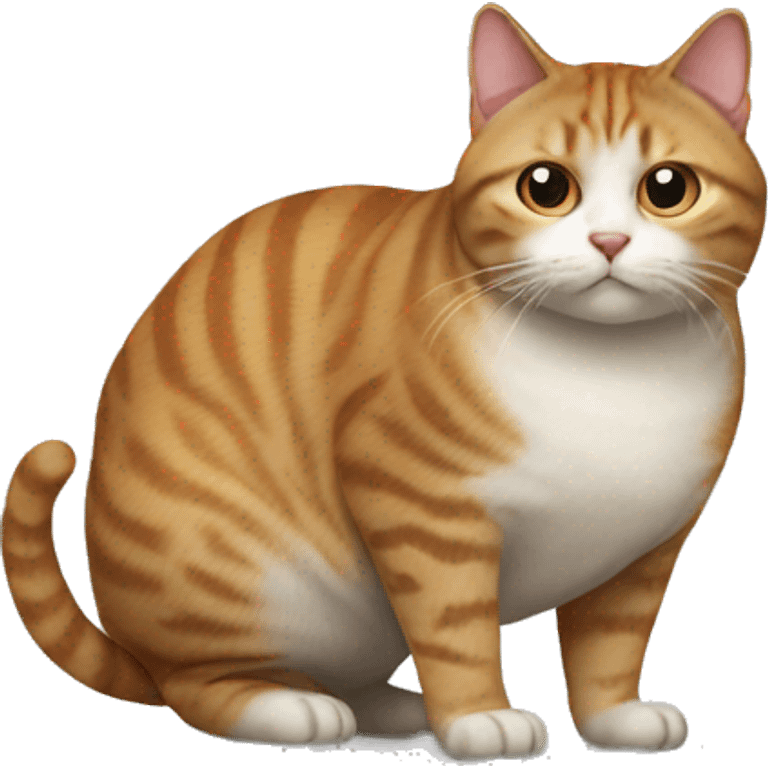 Cat with fat butt emoji