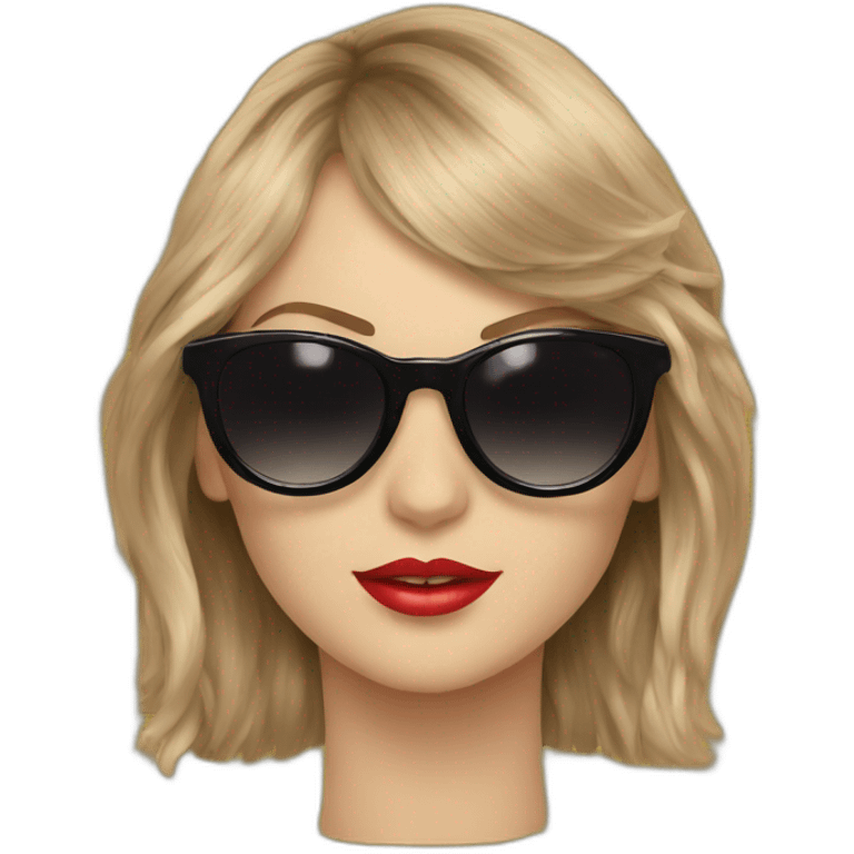 taylor swift in sun glasses emoji