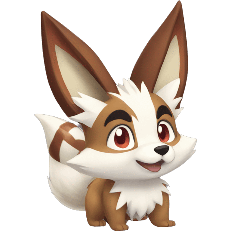 Lycanroc Eevee Furret Zigzagoon emoji