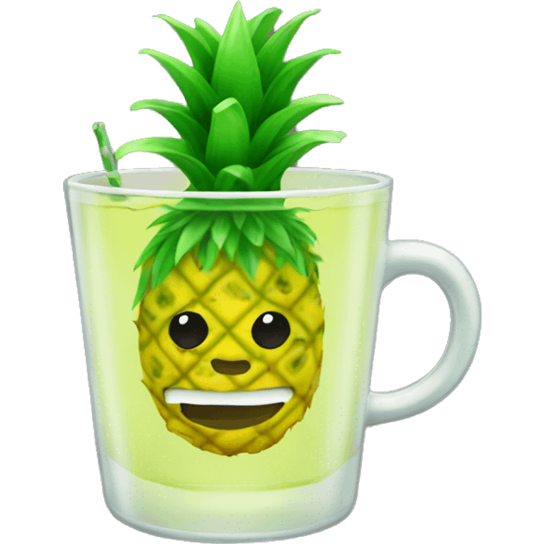 Green PineApple Tea emoji