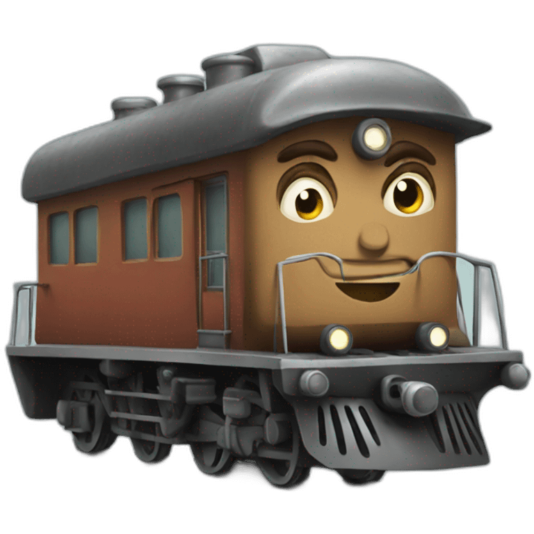 Very slow train emoji