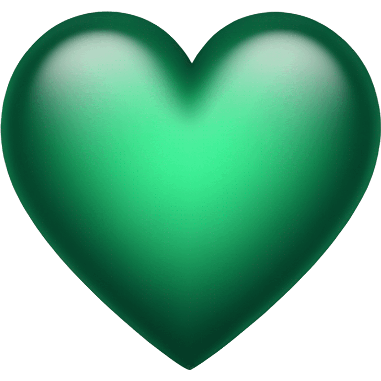 dark green heart emoji