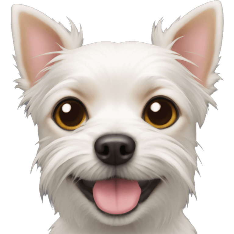 WEST HIGHLAND CHIHUAHUA TERRIER MIX emoji