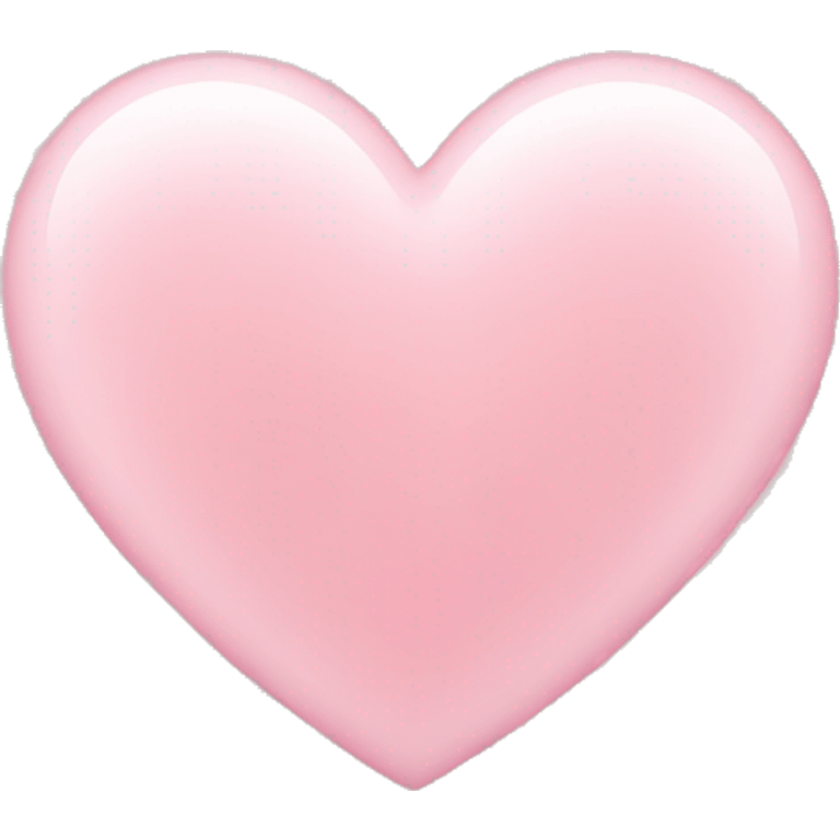 Light pink heart emoji