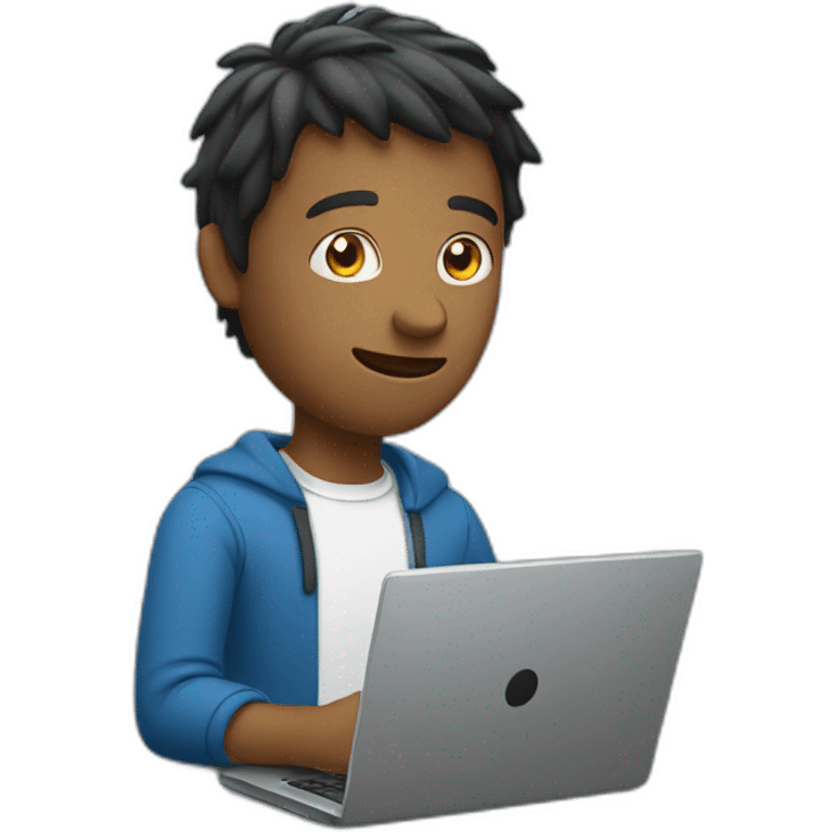 A guy with laptop emoji