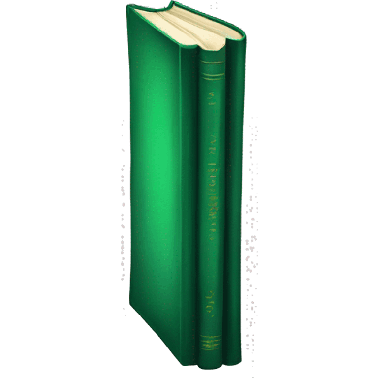 Emerald book emoji