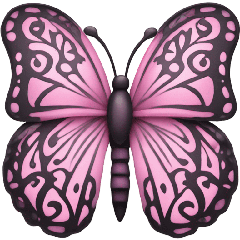 gothic pink butterfly emoji