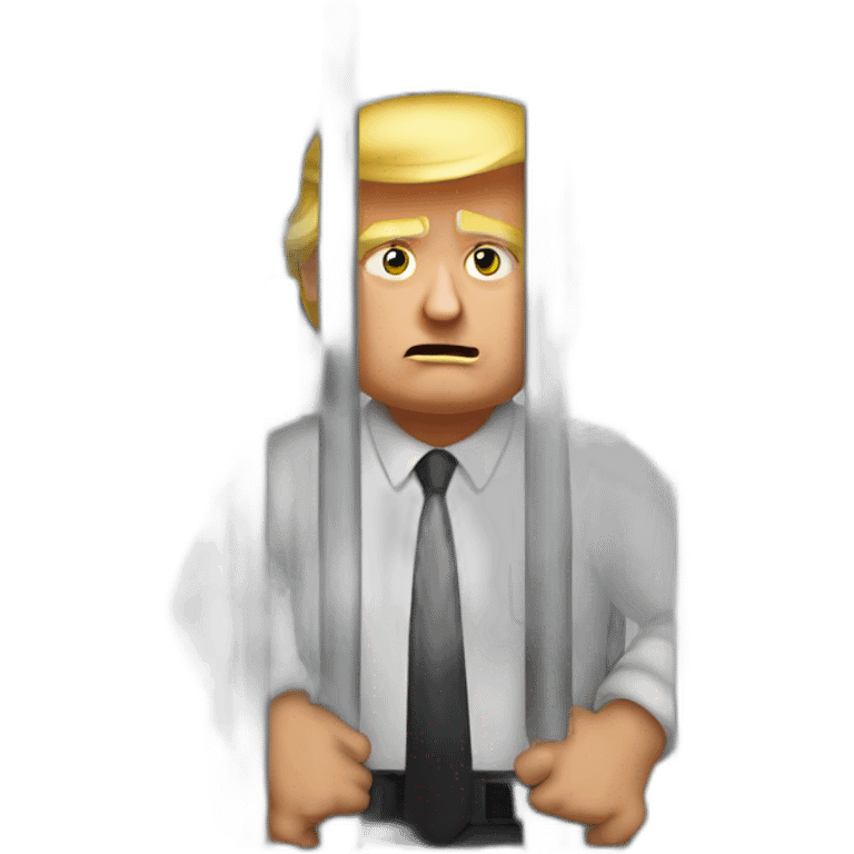 trump-in-jail-cell emoji