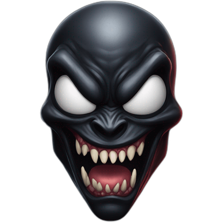 venom avec un visage de demon emoji