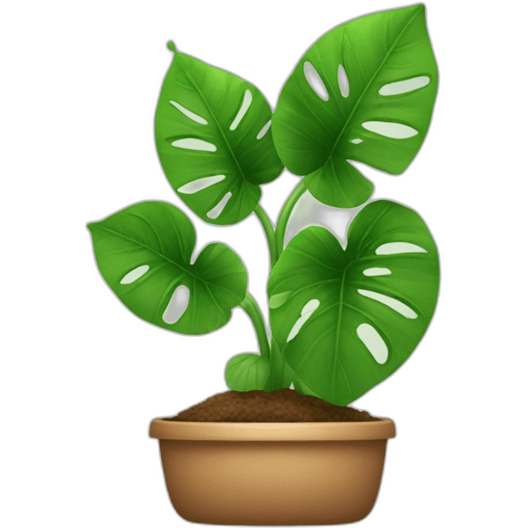 house plant with big leafs emoji