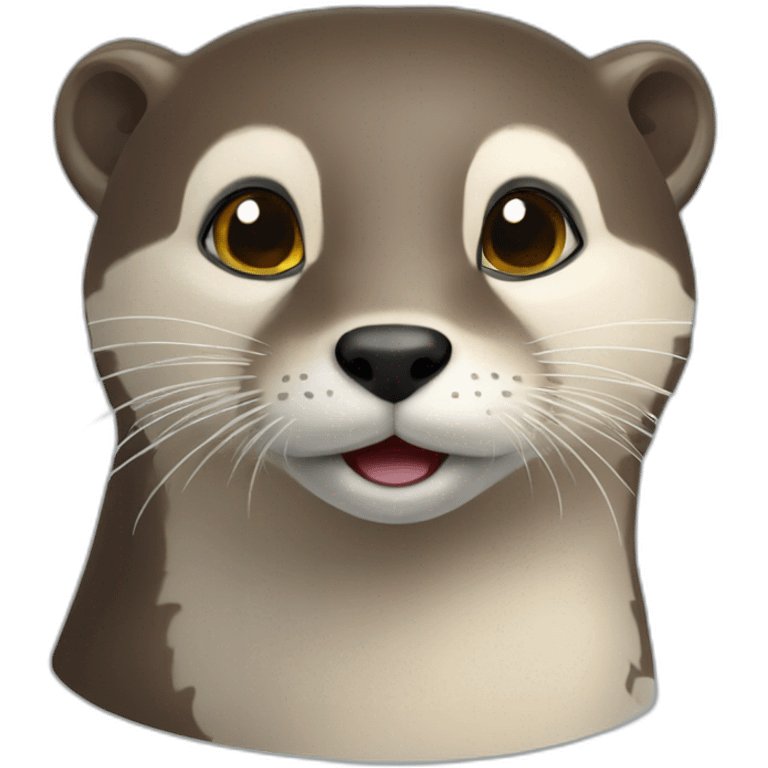 Loutre sur guépard emoji