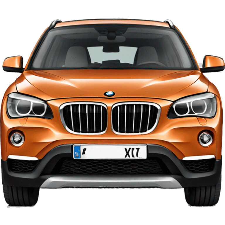 BMW x1 orange  emoji