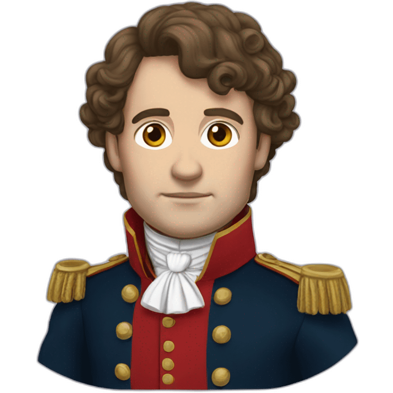 Napoleon with Brown hair emoji