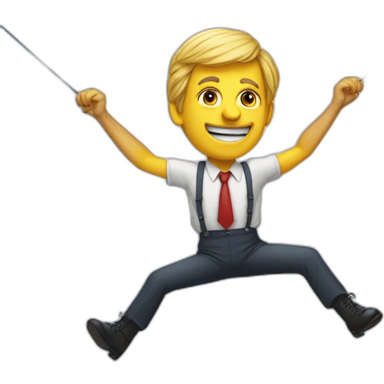 Political tightrope walker emoji