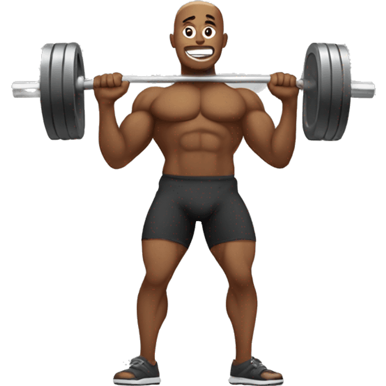 lifting weights emoji