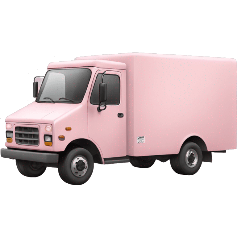 light pink delivery truck emoji