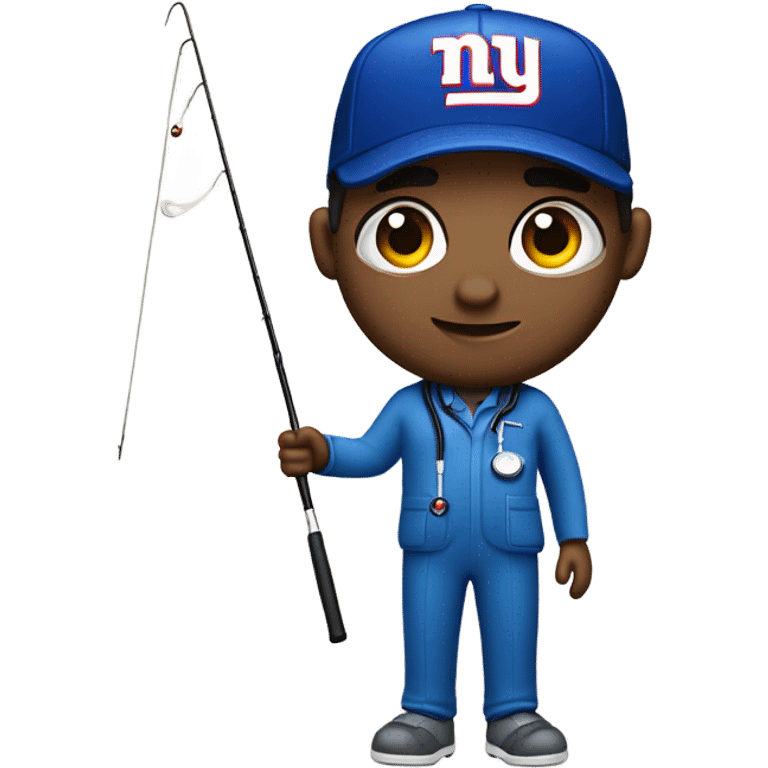 Flyfishing anesthesiologist who loves the New York giants  emoji