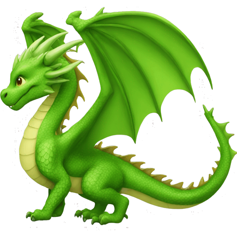 dragon verde emoji