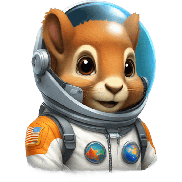 Squirrel in spacesuit  emoji