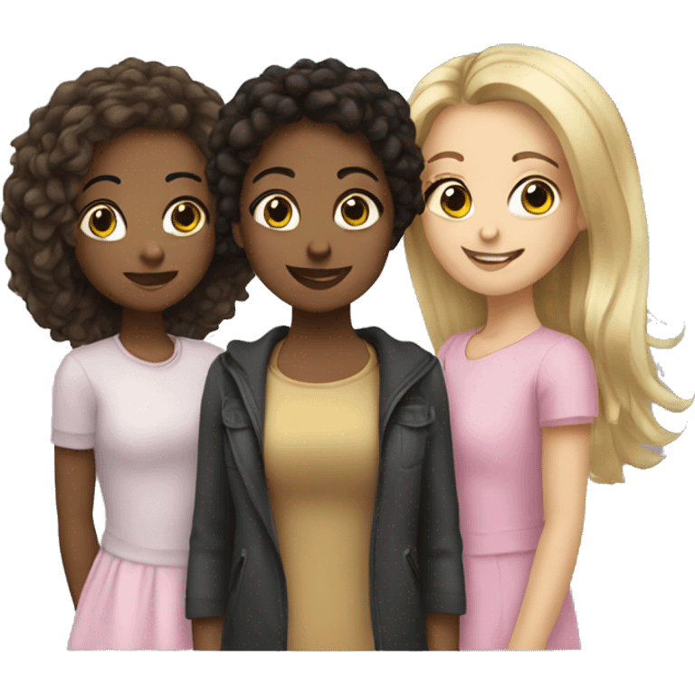 Give me an emoji of trio girls emoji