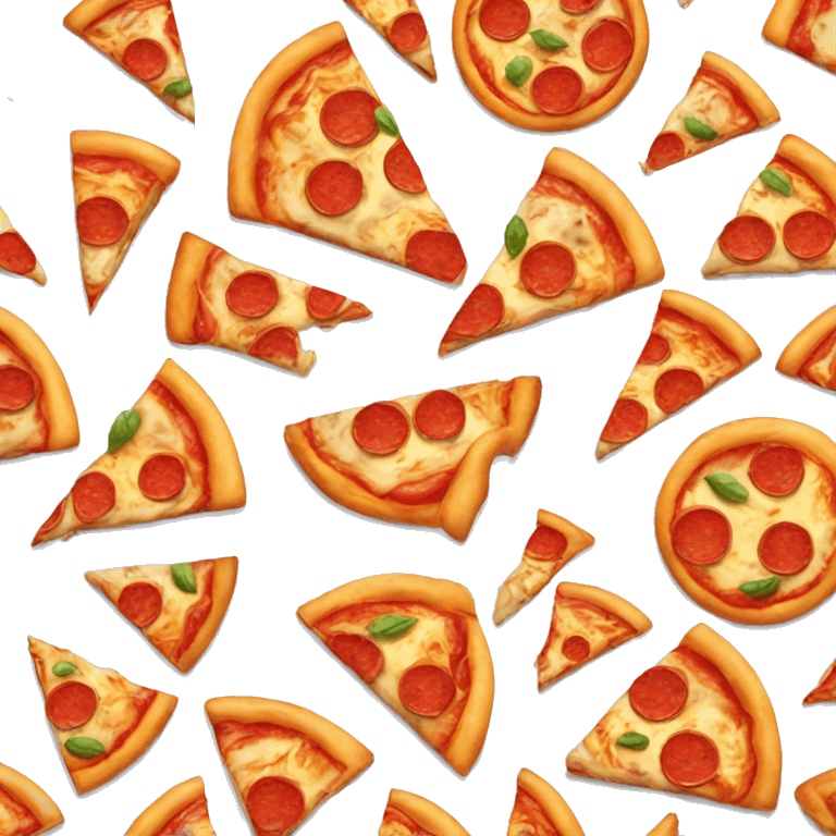 A delicious pizza emoji emoji