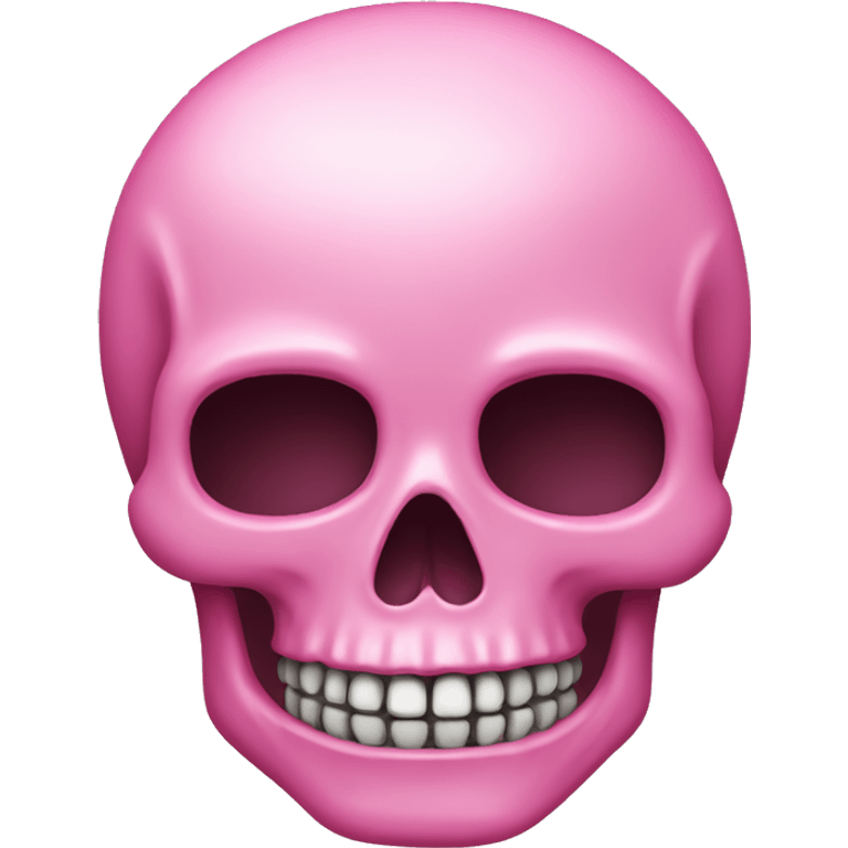 pink skull emoji