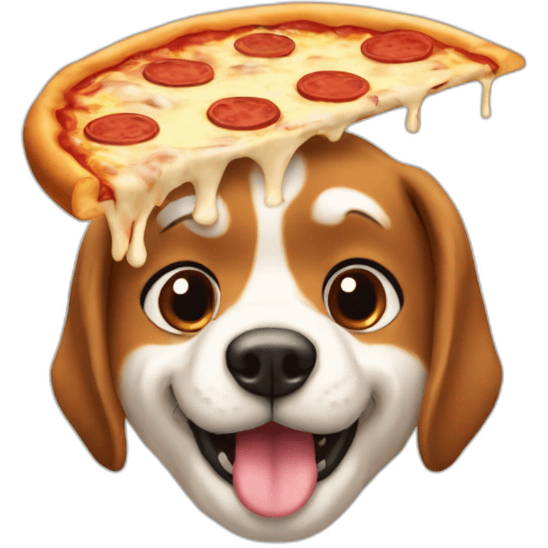 Chien pizza emoji