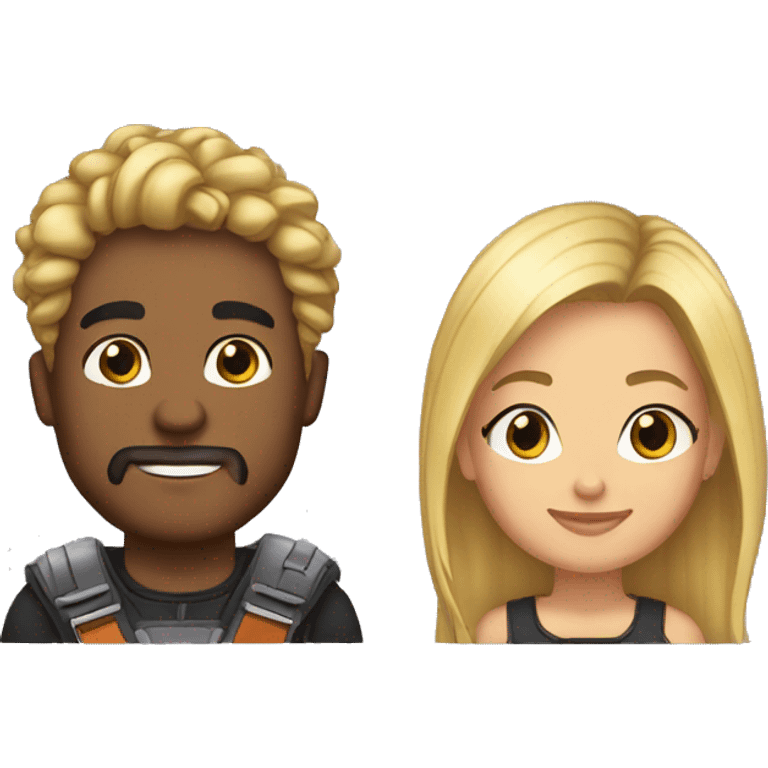 Demetrius and Kristal emoji