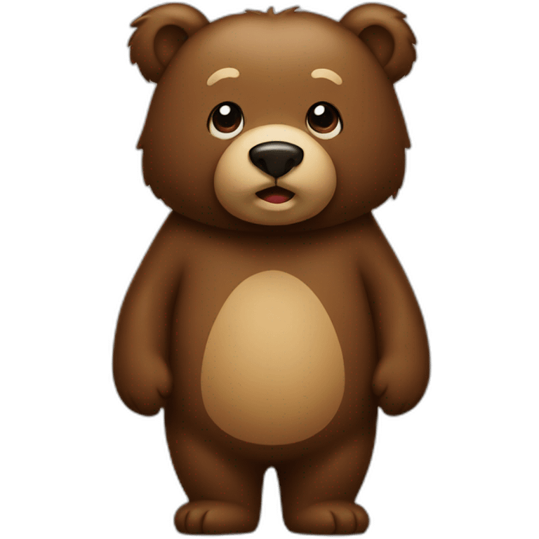 home Bear standing emoji