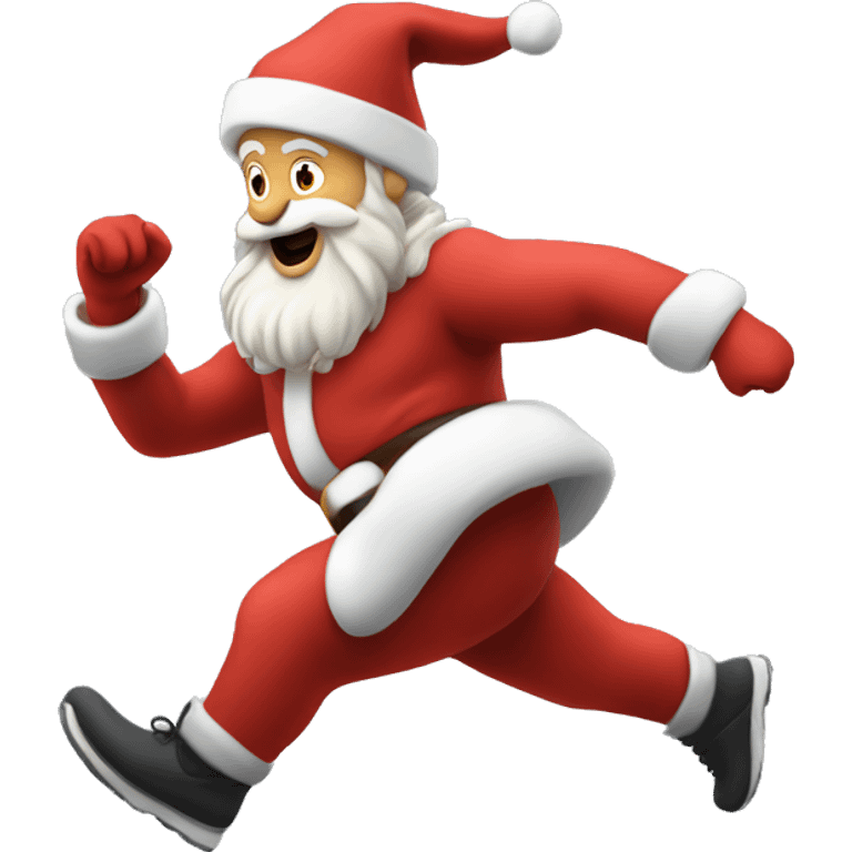 skipping sprint review santa emoji