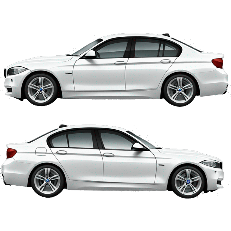 BMW f11 550d in white  emoji