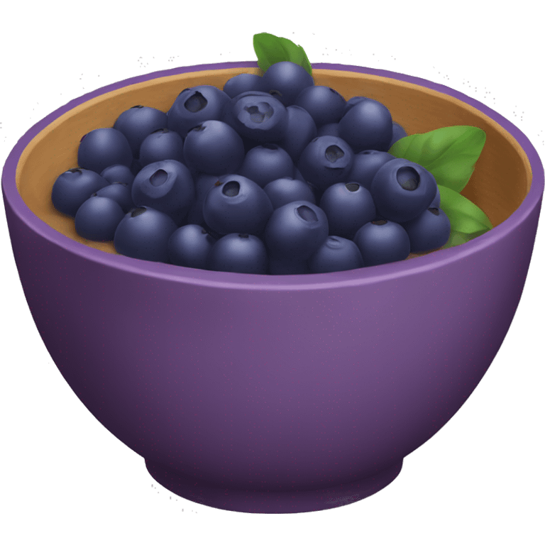 an açai bowl emoji