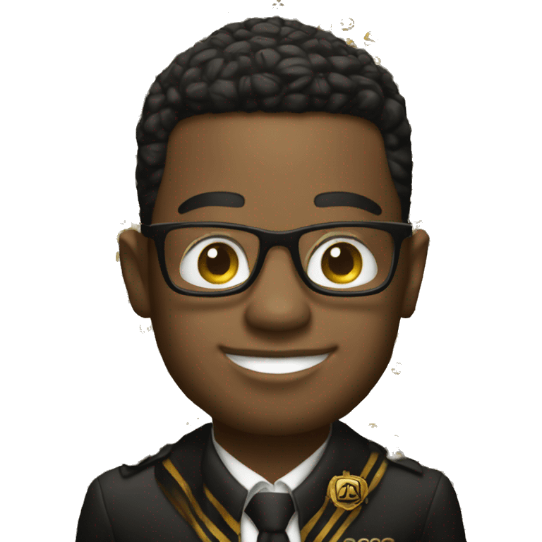 Man with Alpha phi alpha fraternity inc  emoji