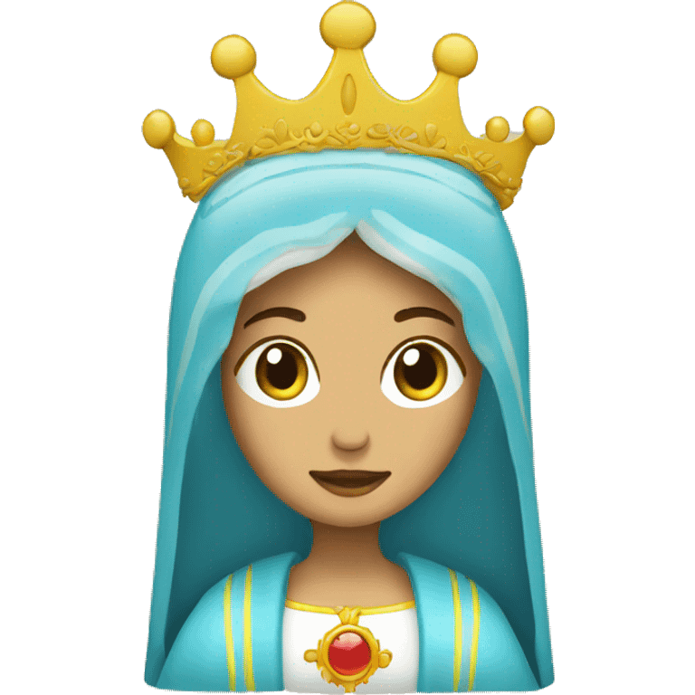 VIRGEN CON CORONA emoji