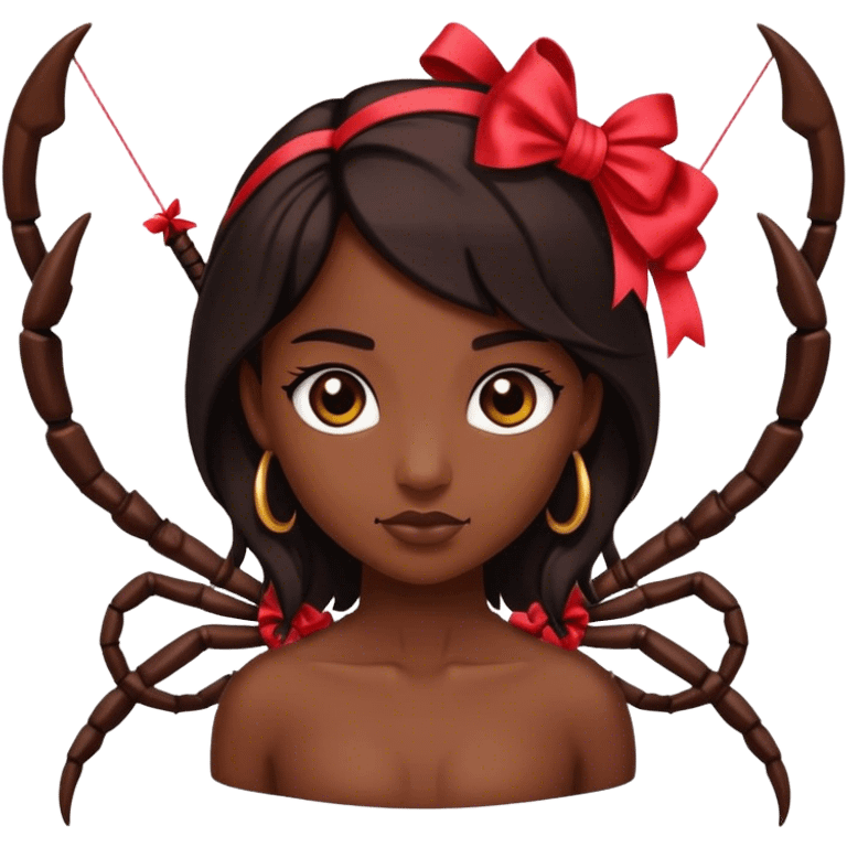 Scorpio with a bow emoji