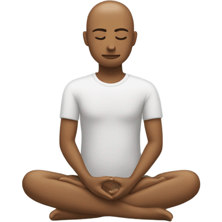 Zen meditation dude emoji