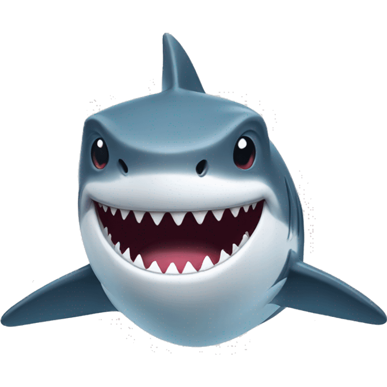 Shark smiling emoji