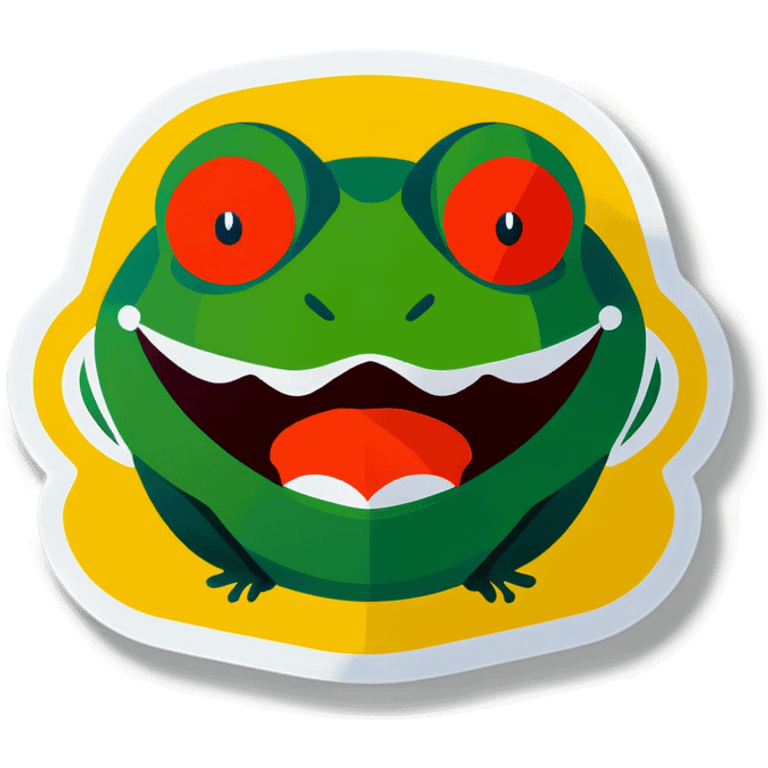 angry frog  emoji