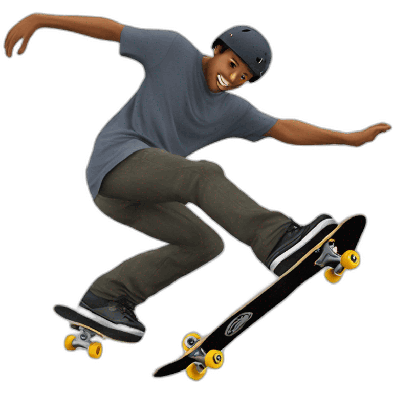 Skate 360 flip emoji