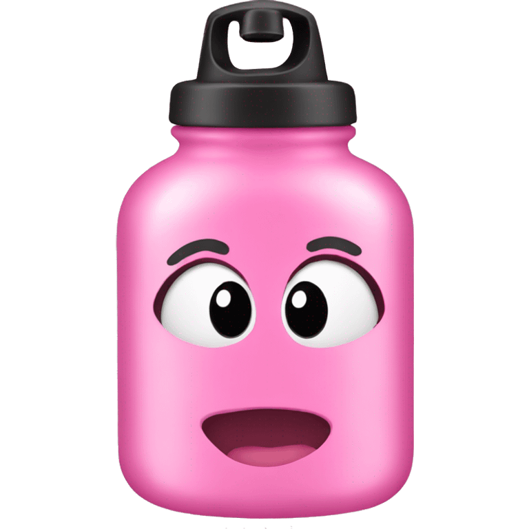 pink water bottle emoji