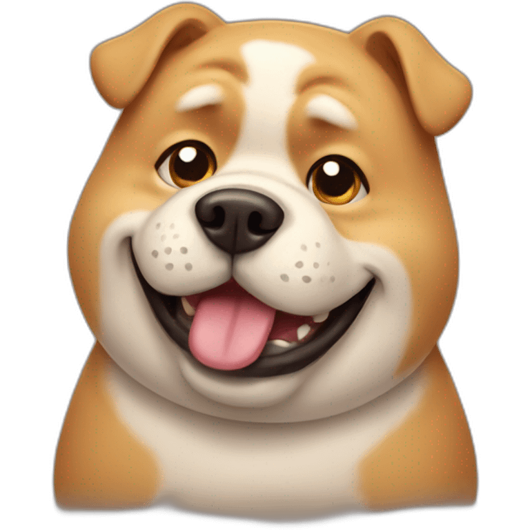 fat dog emoji