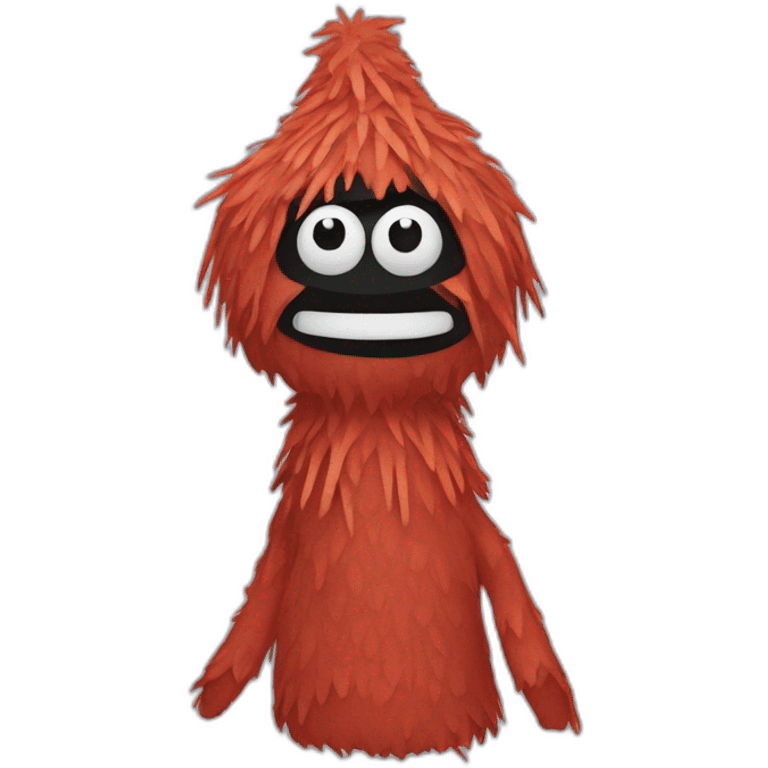 sesame street Kasa-obake puppet emoji