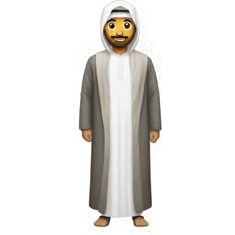 Persona con un thawb emoji