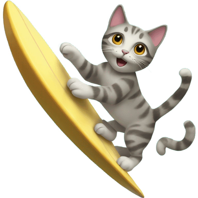 cat surfing  emoji