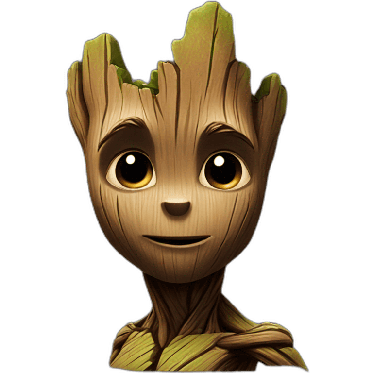 groot kiss emoji