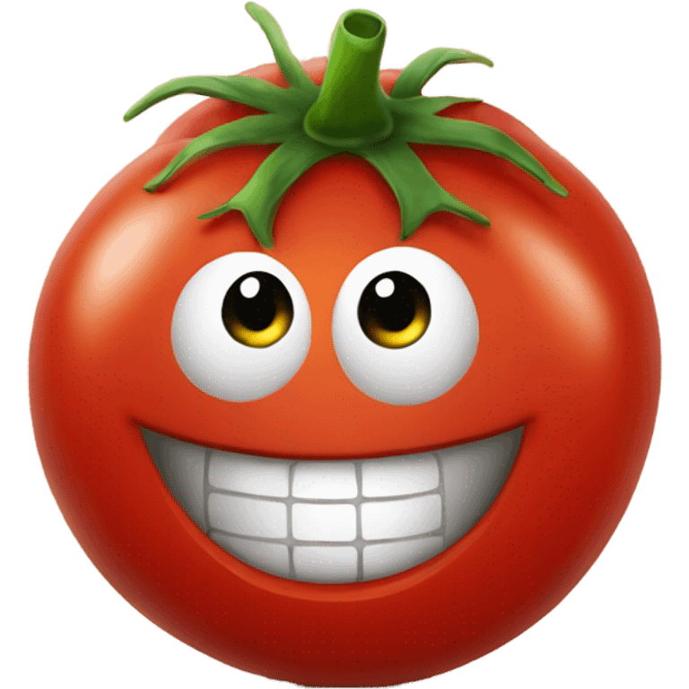 happy tomato emoji