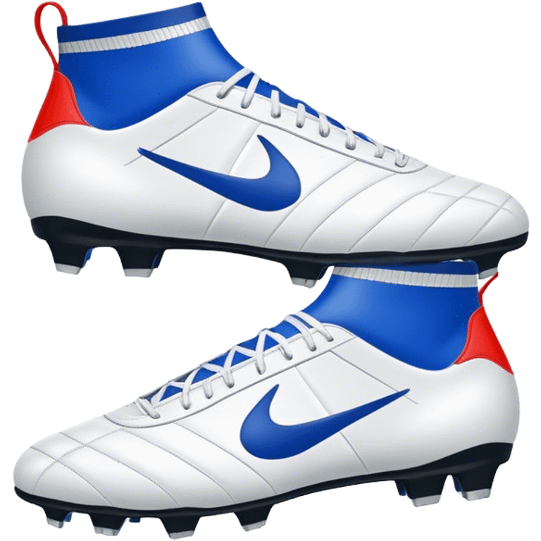 Cinematic Realistic image of a pair of soccer boots featuring finely detailed synthetic and leather textures, vibrant accents and dynamic design elements, illuminated by bright, field-side lighting that captures their sporty essence emoji